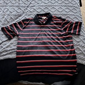Men's Striped Golf Polo Chase 54 XL